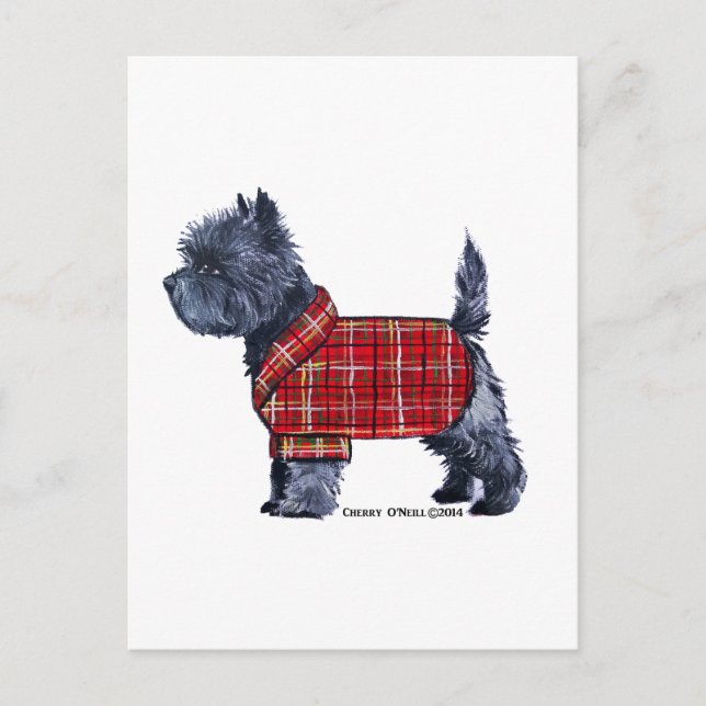 Cartes Pour Fêtes Annuelles Cairn Terrier Holiday (Devant)