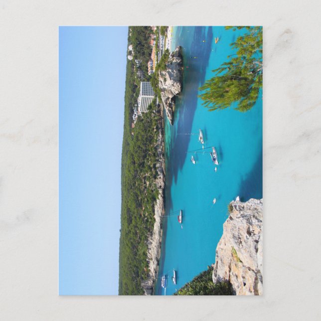 Cartes Pour Fêtes Annuelles Cala Galdana Menorca (Devant)