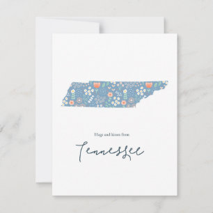Cartes Pour Fêtes Annuelles Câlins et baisers du Tennessee