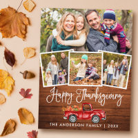 Calligraphie Bois Thanksgiving Camion 4 Photos