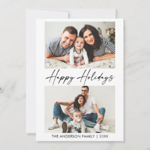 Cartes Pour Fêtes Annuelles Calligraphie moderne Encre Script 2 Photo