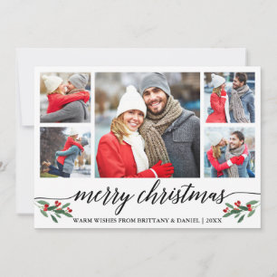 Cartes Pour Fêtes Annuelles Calligraphie moderne Joyeux Noël 5 Photo