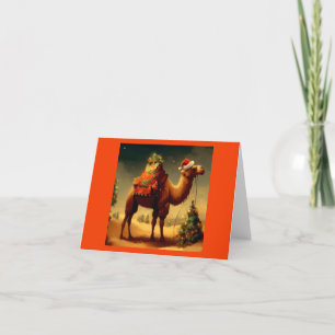Cartes Pour Fêtes Annuelles Camel de Noël 1
