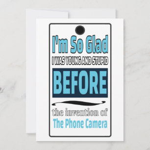 Cartes Pour Fêtes Annuelles Caméra téléphonique