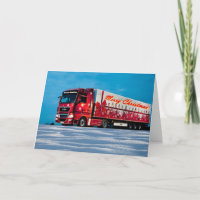 Camion plein de présentoirs