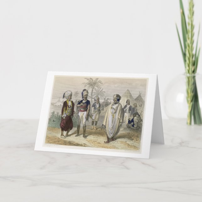 Cartes Pour Fêtes Annuelles Camp de volontaires turcs, de 'Constantinople et (Devant)