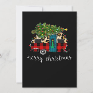 Cartes Pour Fêtes Annuelles Camping Camping Camping Camping Noël Buffalo