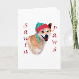 Cartes Pour Fêtes Annuelles Canaan Chien Père Noël Paws