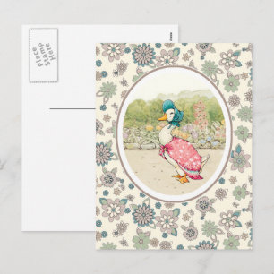 Cartes Pour Fêtes Annuelles Canard vintage Pâques