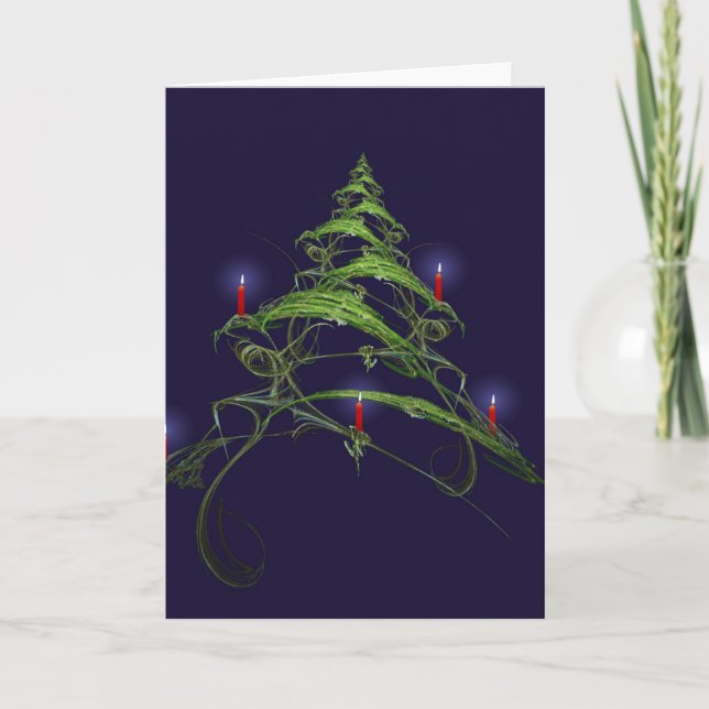 Cartes Pour Fêtes Annuelles Candles (Devant)