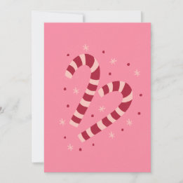 Cartes Pour Fêtes Annuelles Candy canes Christmas 