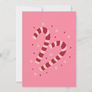Cartes Pour Fêtes Annuelles Candy canes Christmas 