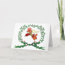 Cartes Pour Fêtes Annuelles Caniche d'abricot écorçant pour la JOIE !