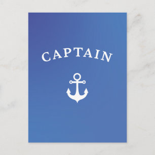 Cartes Pour Fêtes Annuelles Capitaine
