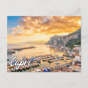 Cartes Pour Fêtes Annuelles Capri, Mer Tyrrhénienne, Italie