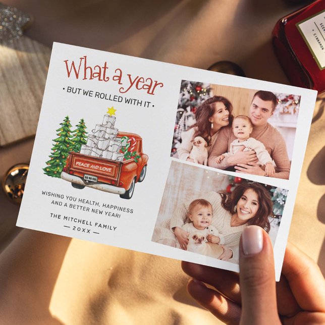 Cartes Pour Fêtes Annuelles Capture d'écran 2024 : Nous avons roulé avec elle  (Créateur téléchargé)