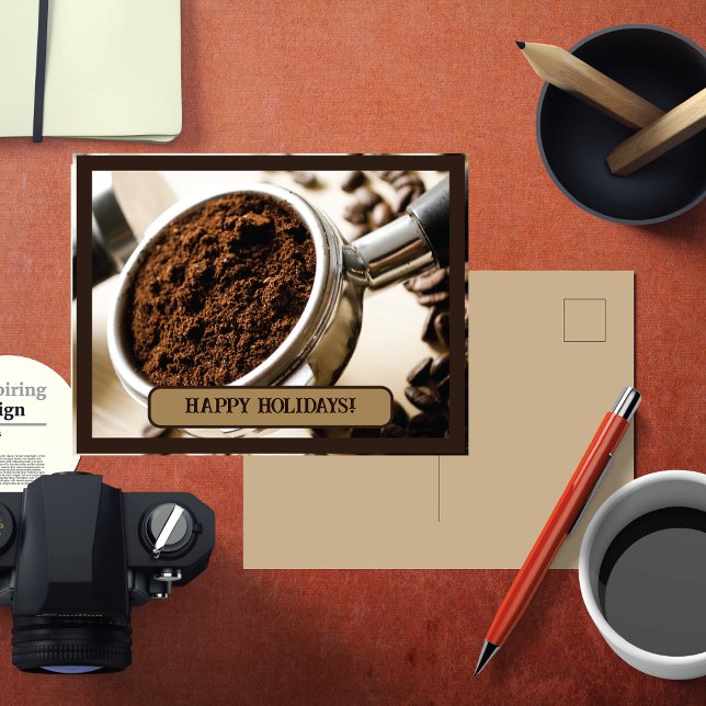 Cartes Pour Fêtes Annuelles Capture d'Espresso Prêt à brasser pour Cappuccino (Créateur téléchargé)