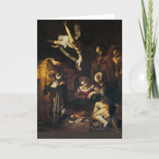 Cartes Pour Fêtes Annuelles Caravaggio - Crèche