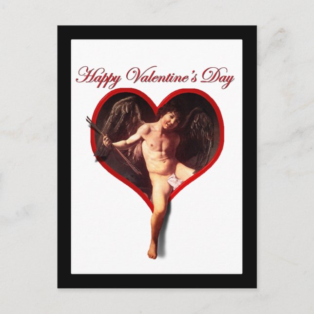 Cartes Pour Fêtes Annuelles Caravaggio Cupid Saint-Valentin (Devant)