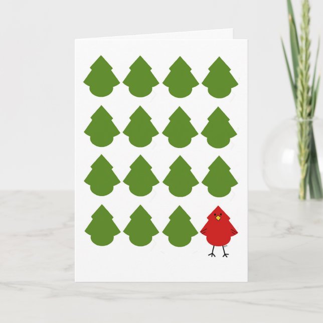 Cartes Pour Fêtes Annuelles Cardinal (Devant)