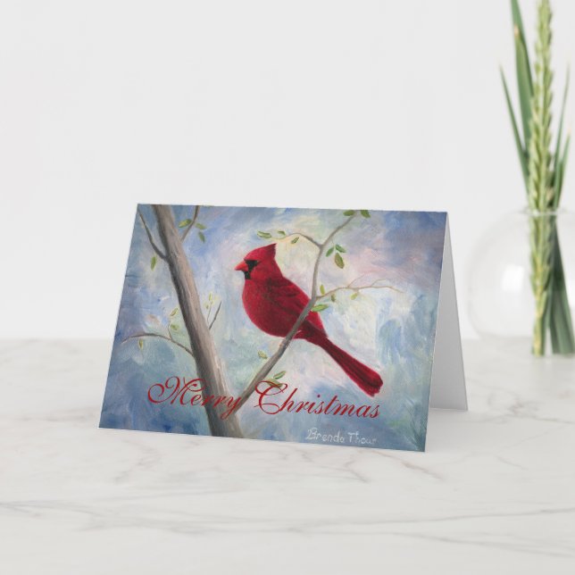 Cartes Pour Fêtes Annuelles Cardinal Christmas Blank Card (Devant)