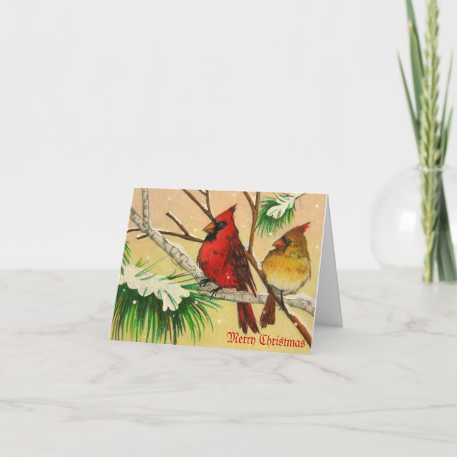 Cartes Pour Fêtes Annuelles Cardinal Christmas card (Devant)