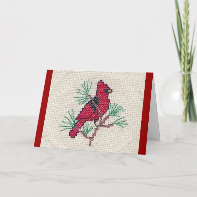 Cartes Pour Fêtes Annuelles Cardinal Cross (Devant)