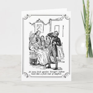 Cartes Pour Fêtes Annuelles Carol de Noël : Un Rond De Rire Fraîchement
