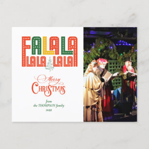 Cartes Pour Fêtes Annuelles Carols de l'église de karaoké de famille Service N