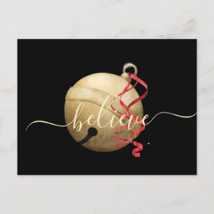 Cartes Pour Fêtes Annuelles carré crois jingle bell