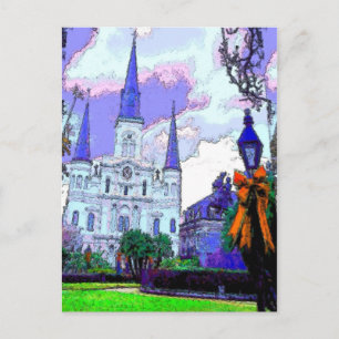 Cartes Pour Fêtes Annuelles Carré de New Orleans Jackson à Noël