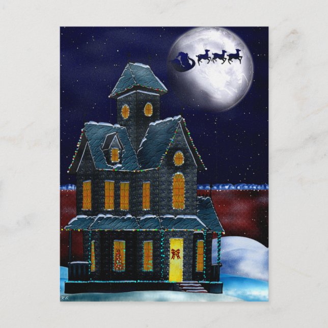 Cartes Pour Fêtes Annuelles Carte-cadeau de Noël Fête folklorique Art (Devant)