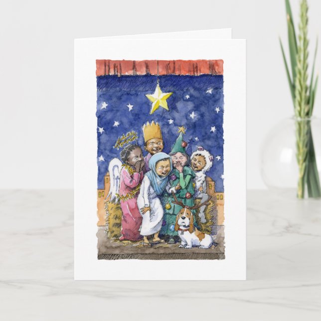 Cartes Pour Fêtes Annuelles "Carte de Noël de la reconstitution historique" (Devant)