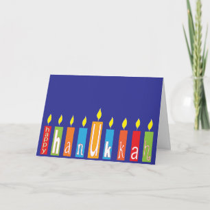 Cartes Pour Fêtes Annuelles Carte/Enveloppe Hanoukka "Hanoukka Candles"
