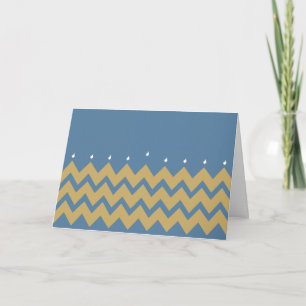 Cartes Pour Fêtes Annuelles Carte/Enveloppe Hanoukka "Hanoukka Chevron"