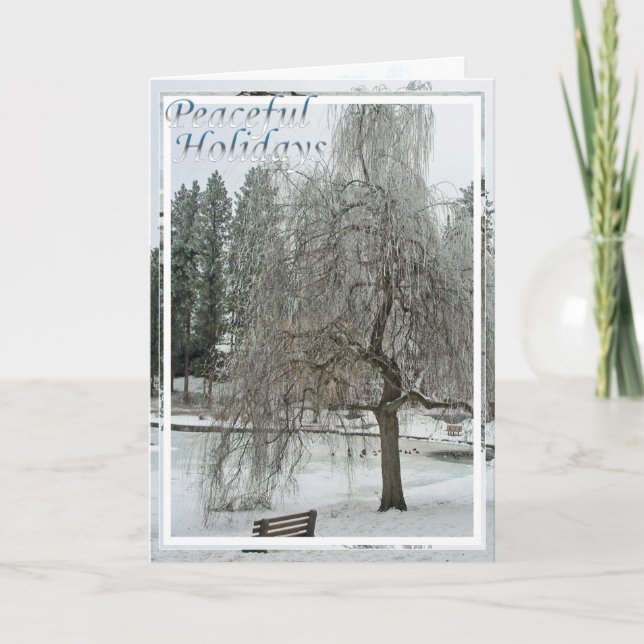Cartes Pour Fêtes Annuelles Carte, Noël, Nouvel An - Vacances paisibles (Devant)