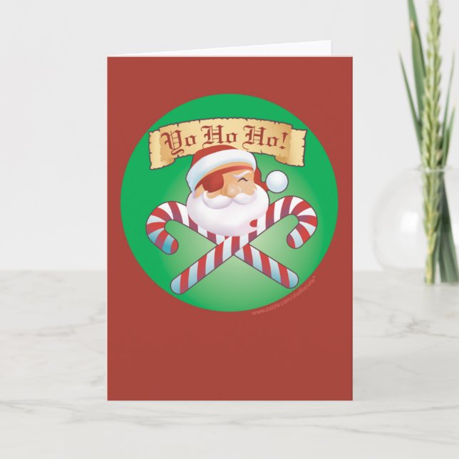 Cartes Pour Fêtes Annuelles CarteSantaJolly (Devant)