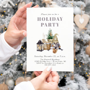 Cartes Pour Fêtes Annuelles Carton d'invitation aux couleurs aquarelles pour u