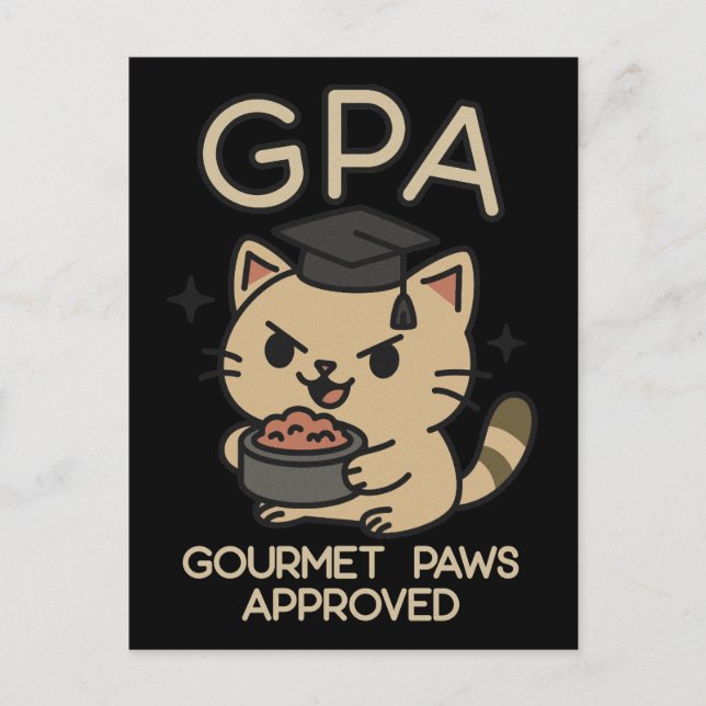 Cartes Pour Fêtes Annuelles Cartoon Funny Scholar Thon Patrouilles (Devant)