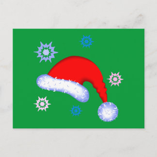 Cartes Pour Fêtes Annuelles Casquette du Père Noël