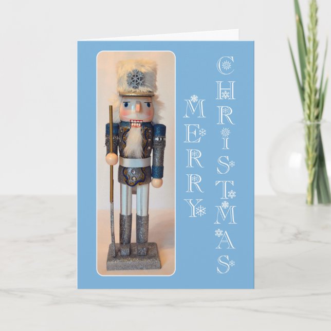 Cartes Pour Fêtes Annuelles Casse-neiges Joyeux Noël (Devant)