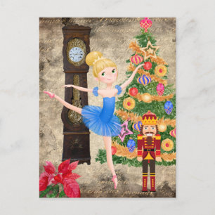 Cartes Pour Fêtes Annuelles Casse-Noisette Clara Act I Christmas Eve