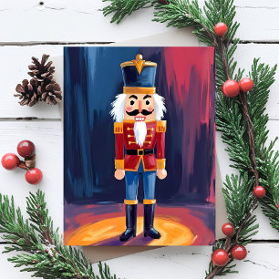 Cartes Pour Fêtes Annuelles Casse-noisette de Noël   Joyeux Noël Aquarelle