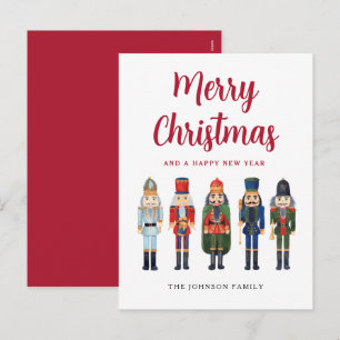 Cartes Pour Fêtes Annuelles Casse-noisette mignon Joyeux Noël