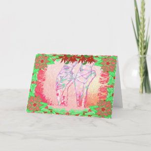 Cartes Pour Fêtes Annuelles Casse-noix Chaussures Pointe-327