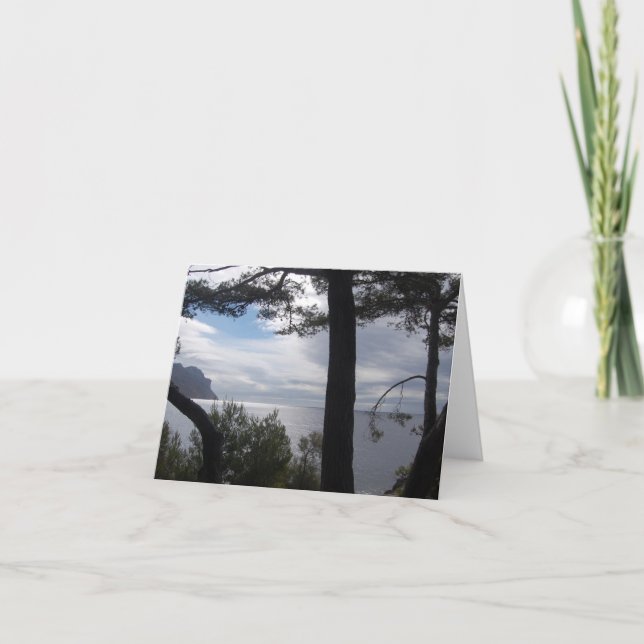 Cartes Pour Fêtes Annuelles Cassis et Les Calanques, France (Devant)