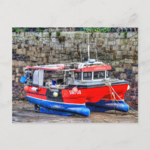 Cartes Pour Fêtes Annuelles Catherine Anne Boat Newquay Harbour