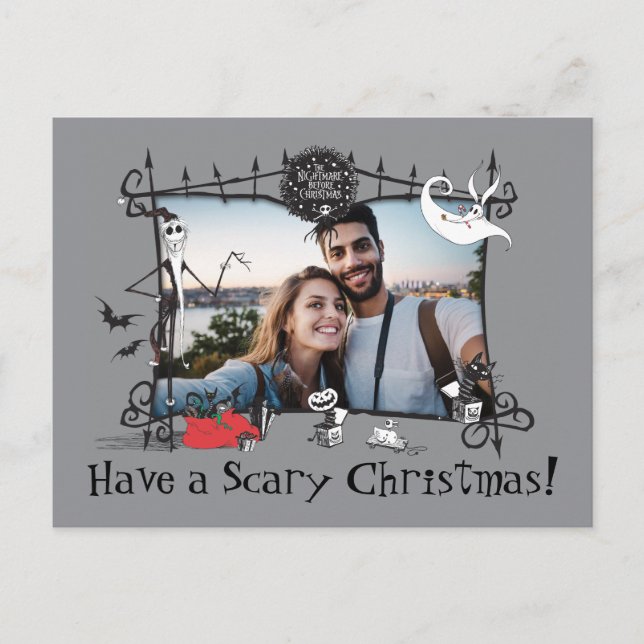 Cartes Pour Fêtes Annuelles Cauchemar avant Noël (Devant)