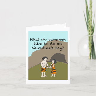 Cartes Pour Fêtes Annuelles Caveman Valentine