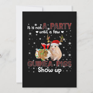 Cartes Pour Fêtes Annuelles Ce N'Est Pas Une Fête Avant Que Quelques Cochons D